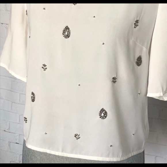 Chelsea28 embellished sheer top from Nordstrom - Picture 2 of 6